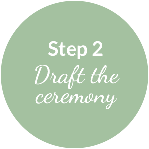 Step 2: Draft the ceremony